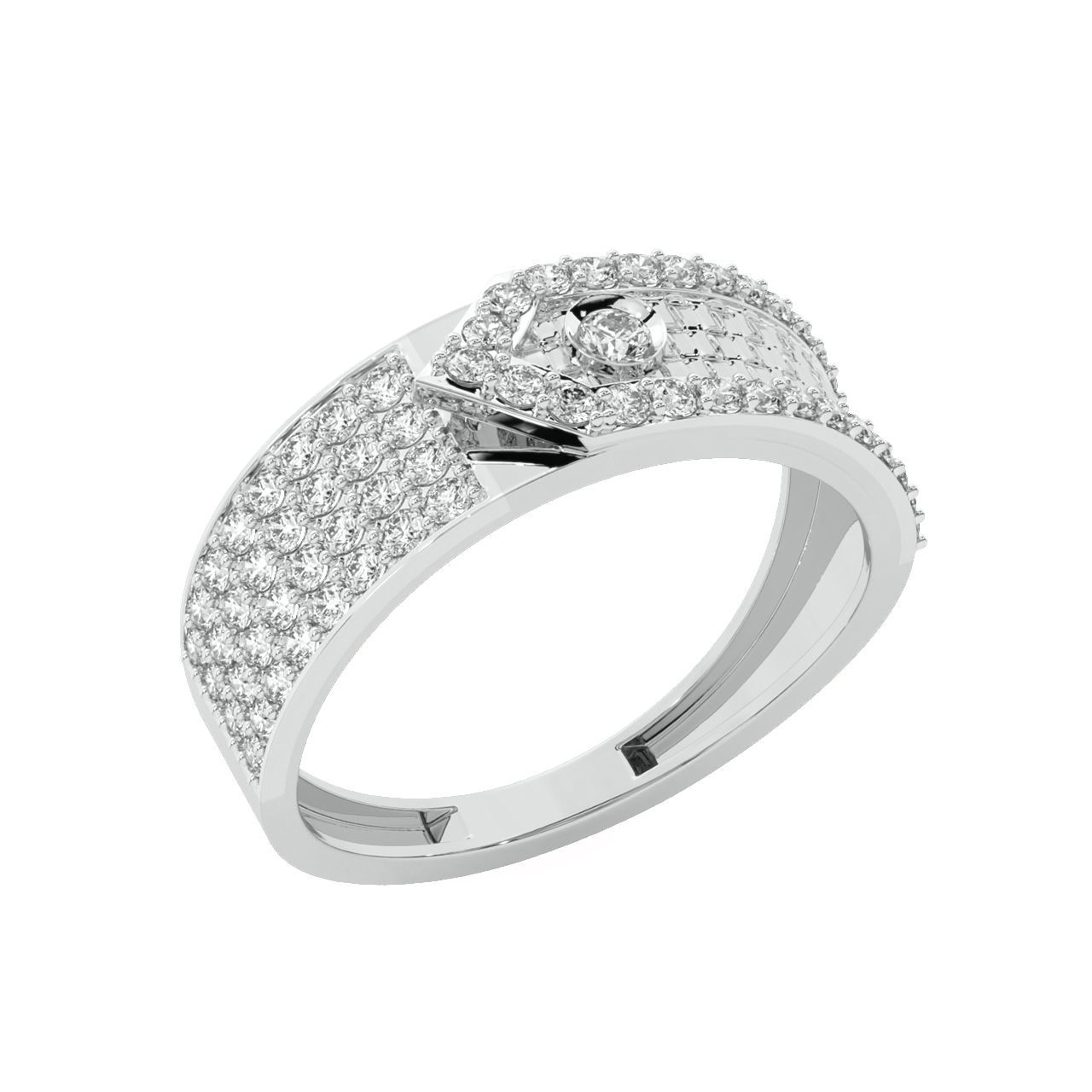 Max Round Diamond Ring For Him